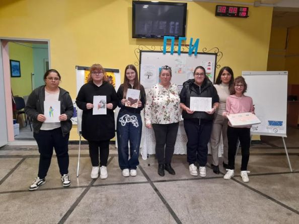 Ученици от ПГИ „Робер Шуман“ – Разград отбелязаха Деня на българския художник с творческа инициатива