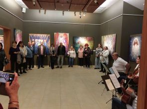 Откриване на изложбата „Духовни откровения“ на Анелия Павлова в Художествена галерия – Разград